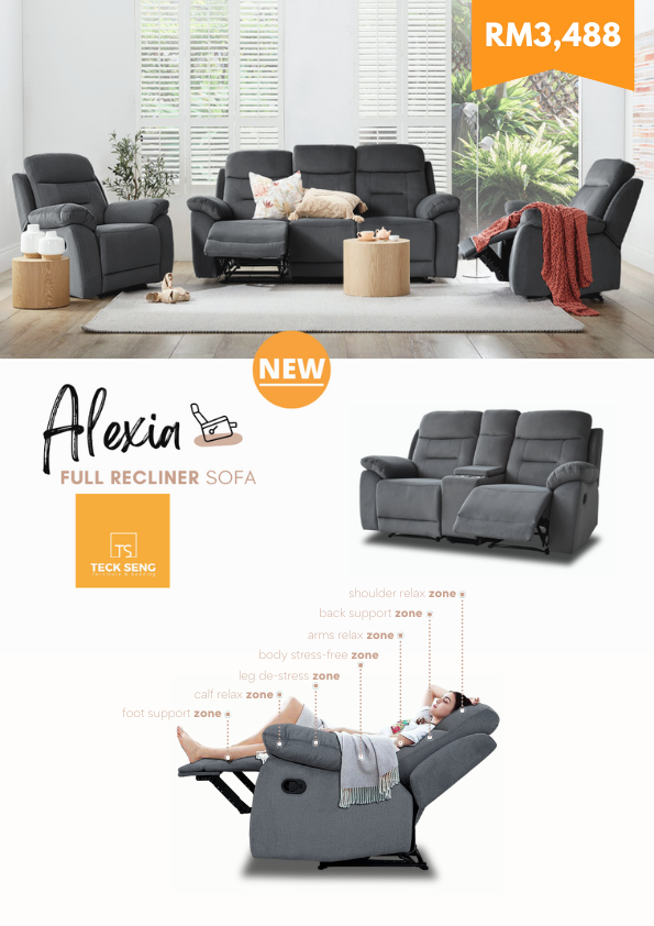 Alexia Pet Friendly Recliner Sofa